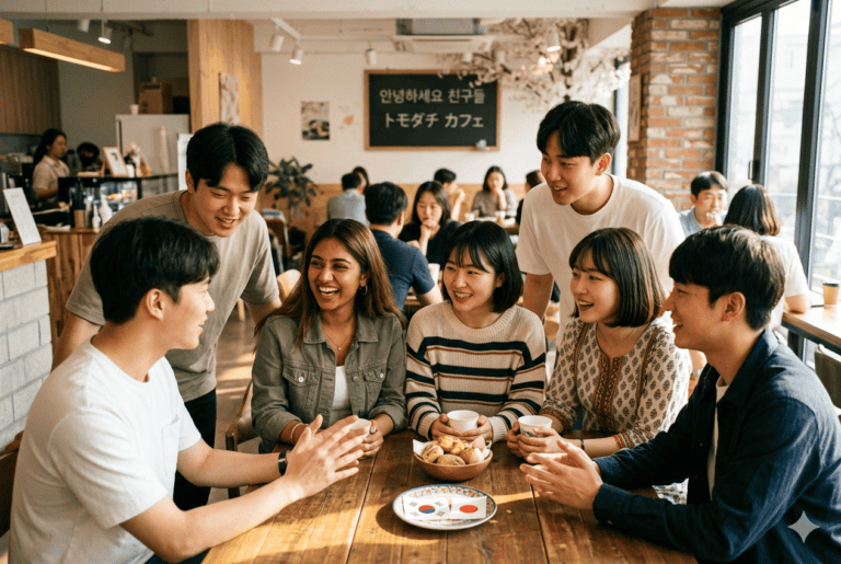 Korean Japanese Friends